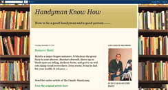 Desktop Screenshot of handymanknowhow.blogspot.com