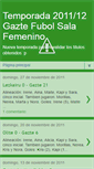 Mobile Screenshot of gaztefutsalfemenino.blogspot.com