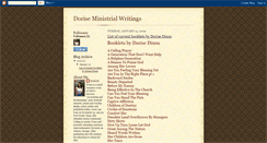 Desktop Screenshot of dorisedixonministry.blogspot.com