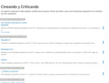 Tablet Screenshot of cineandoycriticando.blogspot.com