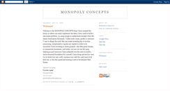 Desktop Screenshot of monopolyconcepts.blogspot.com