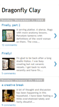 Mobile Screenshot of dragonflyclay.blogspot.com