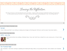 Tablet Screenshot of lovingthereflection.blogspot.com