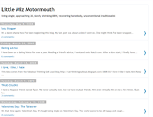 Tablet Screenshot of littlemizmotormouth.blogspot.com