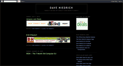 Desktop Screenshot of daveniedrich.blogspot.com