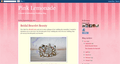 Desktop Screenshot of pinklemonadewedding.blogspot.com