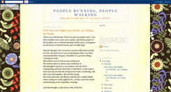 Desktop Screenshot of peoplerunningpeoplewalking.blogspot.com