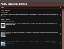 Tablet Screenshot of andruindustries.blogspot.com