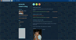 Desktop Screenshot of amandachew.blogspot.com