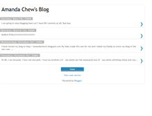 Tablet Screenshot of amandachew.blogspot.com