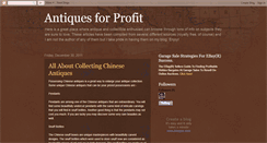 Desktop Screenshot of antiquesforprofit.blogspot.com