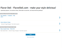 Tablet Screenshot of flavordoll.blogspot.com