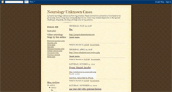 Desktop Screenshot of neurologyunknowncases.blogspot.com