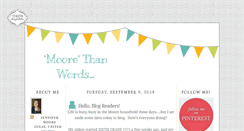 Desktop Screenshot of moore-than-words.blogspot.com
