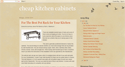 Desktop Screenshot of kitchen-cabinets-designs.blogspot.com