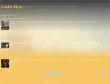Tablet Screenshot of cachastyle.blogspot.com
