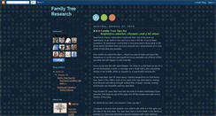 Desktop Screenshot of oaktree-familytreeresearch.blogspot.com