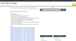 Desktop Screenshot of freevideotutor.blogspot.com