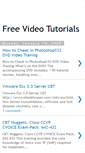 Mobile Screenshot of freevideotutor.blogspot.com