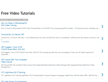 Tablet Screenshot of freevideotutor.blogspot.com