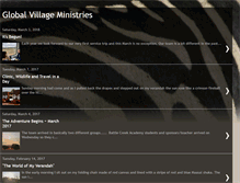 Tablet Screenshot of globalvillageministries.blogspot.com