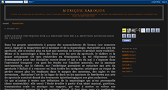 Desktop Screenshot of porotbaroque.blogspot.com