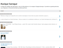 Tablet Screenshot of porotbaroque.blogspot.com
