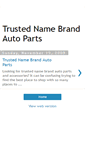 Mobile Screenshot of affordable-name-brand-auto-parts.blogspot.com