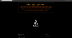 Desktop Screenshot of danberschinski.blogspot.com