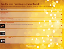Tablet Screenshot of benditafamiliaradial.blogspot.com
