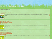 Tablet Screenshot of onlinesportschanel.blogspot.com