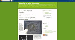 Desktop Screenshot of epistoletas.blogspot.com