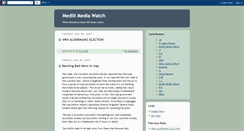 Desktop Screenshot of medillmediawatch.blogspot.com