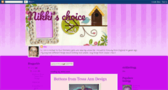 Desktop Screenshot of nikkischoice.blogspot.com