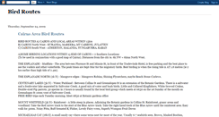 Desktop Screenshot of birdroutes.blogspot.com