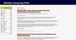 Desktop Screenshot of bandarlampungpost.blogspot.com