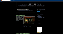 Desktop Screenshot of albertosevadeviaje.blogspot.com