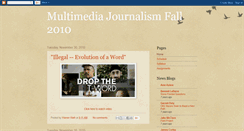 Desktop Screenshot of jmc3003fall10.blogspot.com