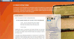 Desktop Screenshot of consciencism.blogspot.com