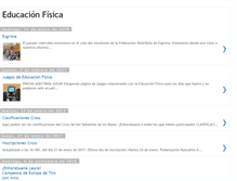 Tablet Screenshot of educacionfisicaprincipefelipe.blogspot.com