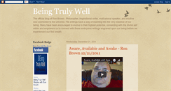 Desktop Screenshot of beingtrulywell.blogspot.com