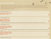 Tablet Screenshot of beingtrulywell.blogspot.com