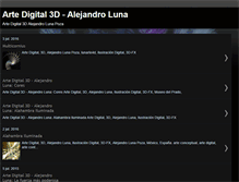 Tablet Screenshot of lunarte4d.blogspot.com