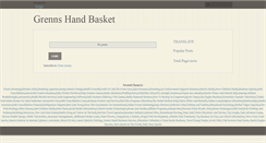 Desktop Screenshot of gennshandbasket.blogspot.com