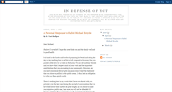 Desktop Screenshot of indefenseofyct.blogspot.com