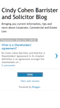 Mobile Screenshot of cindycohenlaw.blogspot.com