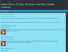 Tablet Screenshot of aldeafatimaelvigia.blogspot.com