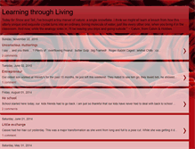 Tablet Screenshot of learningthroughliving-stephanie.blogspot.com