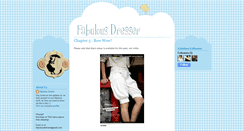 Desktop Screenshot of fabulousdresser.blogspot.com