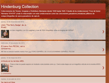 Tablet Screenshot of hindenburg-collection.blogspot.com